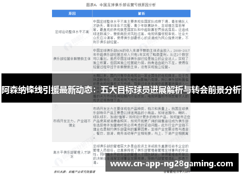 阿森纳锋线引援最新动态：五大目标球员进展解析与转会前景分析